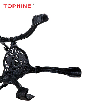 Commercial Contract TOPHINE Vintage Furniture Antique Style Black Cast Iron Pedestal Table Bases 
